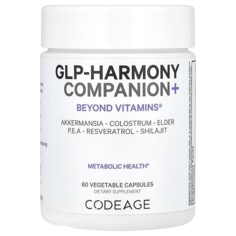 Codeage,GLP-Harmony Companion+, 60 Vegetable Capsules