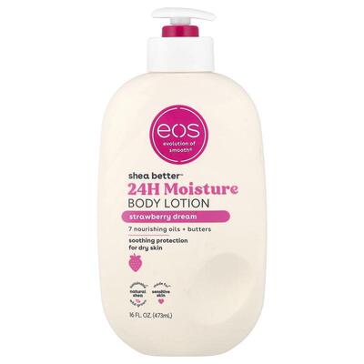 EOS,Shea Better™, 24H Moisture Body Lotion, Strawberry Dream