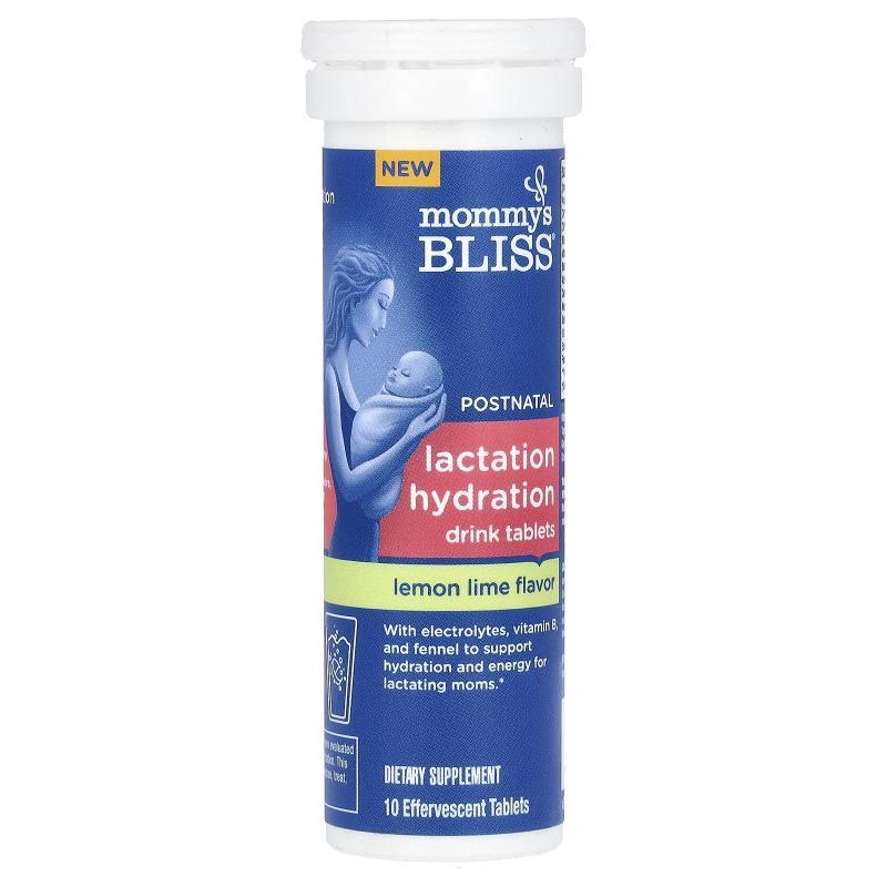 Mommy's Bliss,Postnatal, Lactation Hydration Drink Tablets,