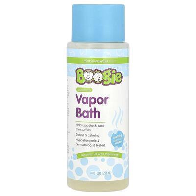 Boogie Wipes,Bubbling Vapor Bath, Mint Eucalyptus
