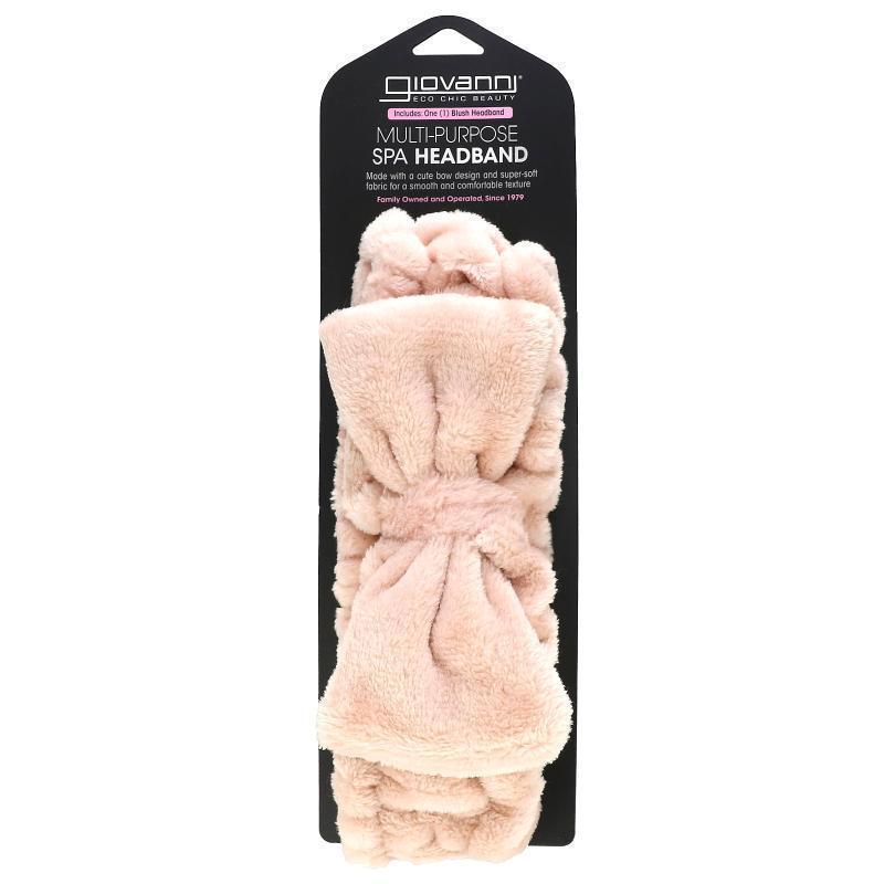 乔凡尼,Multi-Purpose Spa Headband, Blush , 1 Count