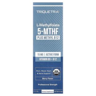 Triquetra Health,L-Methylfolate 5-MTHF Plus MethylB12, Berry