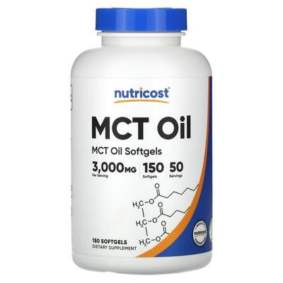 Nutricost,MCT Oil, 1,000 mg , 300 Softgels