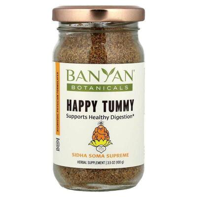 Banyan Botanicals,Happy Tummy 肠胃健康，3.5 盎司（100 克）