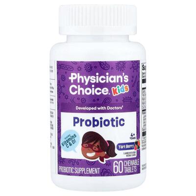 Physician's Choice,Kids Probiotic, 4+ Years, Tart Berry, 60