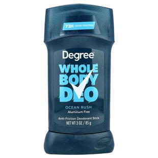 Degree,Anti-Friction Deodorant Stick, Whole Body, Ocean Rush
