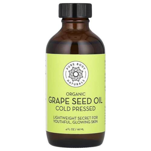 Pure Body Naturals,Organic Grape Seed Oil
