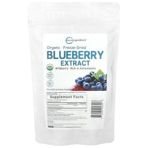 Micro Ingredients,Organic, Freeze-Dried Blueberry Extract ,