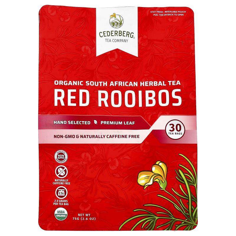 Cederberg Tea Co,Organic South African Herbal Tea, Red Rooib