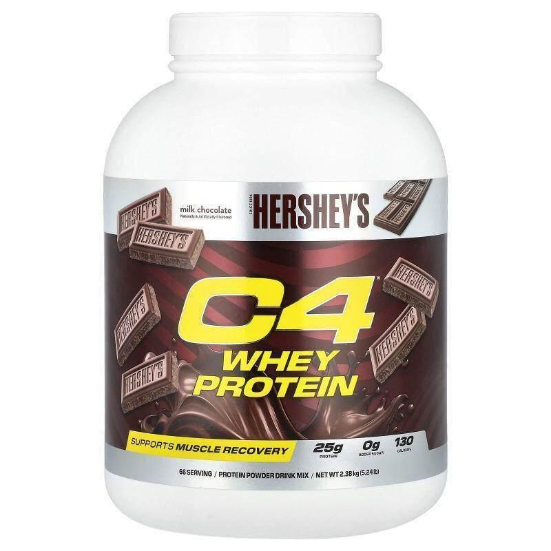 细胞肌能,C4 乳清蛋白,好时牛奶巧克力味,5.24 磅(2.38 千克)