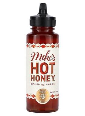 Mike's Hot Honey,含辣椒，12盎司（340克）