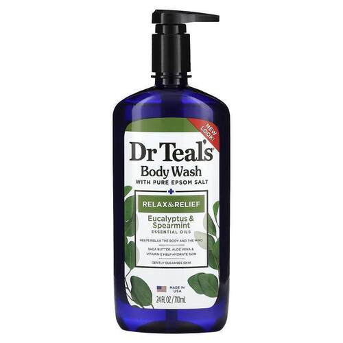 Dr. Teals,含全泻盐、桉树和留兰香的沐浴露，24 液量盎司（710