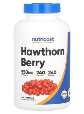 Nutricost,Hawthorn Berry, 550 mg, 240 Capsules