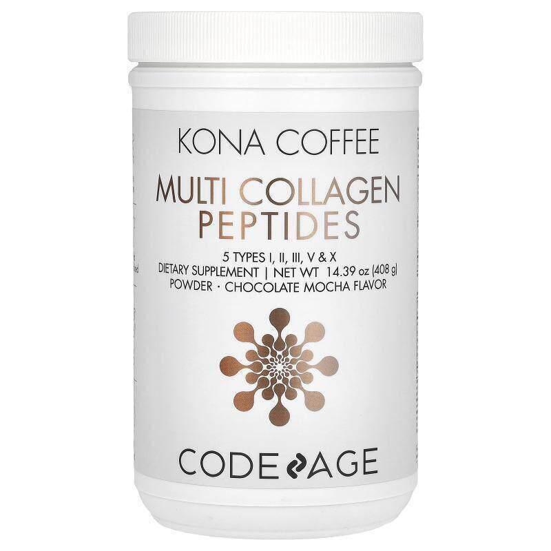 Codeage科纳咖啡多胶原蛋白肽5种类型巧克力摩卡味