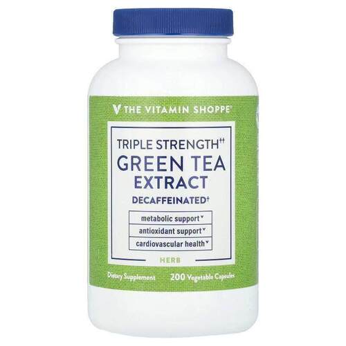 The Vitamin Shoppe,Green Tea Extract, Triple Strength, Decaf