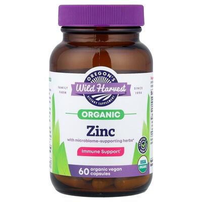 Oregon's Wild Harvest,Organic Zinc, 60 Organic Vegan Capsule