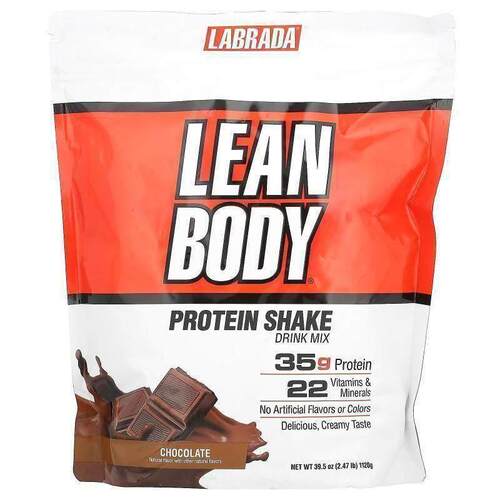 拉布拉达营养,Lean Body， 高蛋白代餐，草莓味，2.47 磅（1120