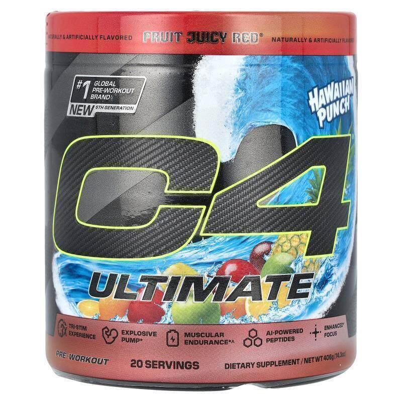 细胞肌能,C4 Ultimate,锻炼前配方,北极冰沙口味,11.4 盎司(3