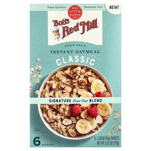 Whole 鲍勃红磨坊 Oatmeal Packets Classic Instant Grain