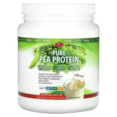 博奥维,Pure Pea Protein, Unflavored , 14.33 oz (406.25 g)