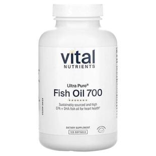 Vital Nutrients,超全鱼油 700,柠檬水,120 粒软凝胶胶囊