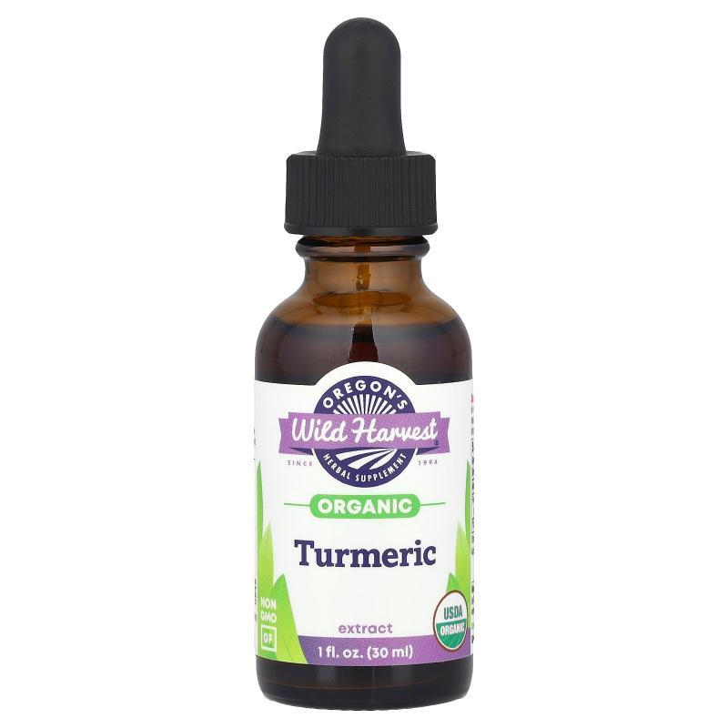 Oregons Wild Harvest,Organic Turmeric Extract, 1,000 mg, 1 f