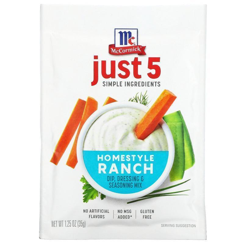 McCormick, 仅含 5 种简洁成分，预拌蘸酱、调味汁、调味料，Home