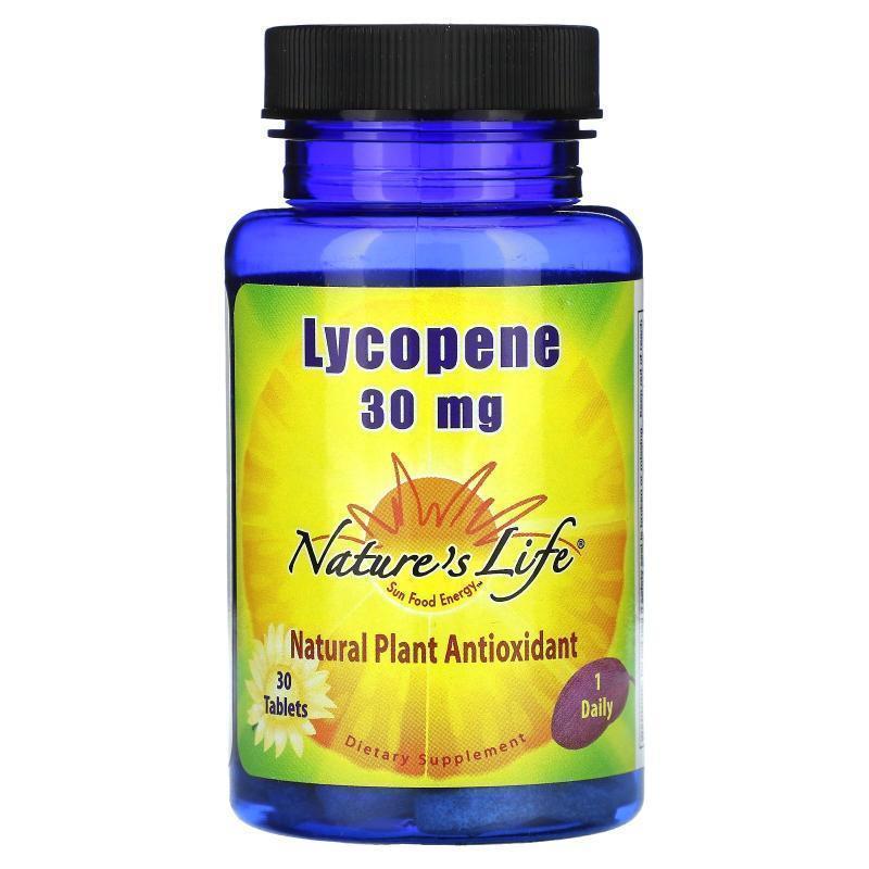 Nature's Life,Lycopene , 30 mg, 30 Tablets