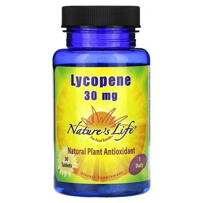 Nature's Life,Lycopene , 30 mg, 30 Tablets