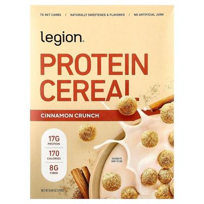 Legion Athletics,Protein Cereal, Cinnamon Crunch, 8.46 oz (2