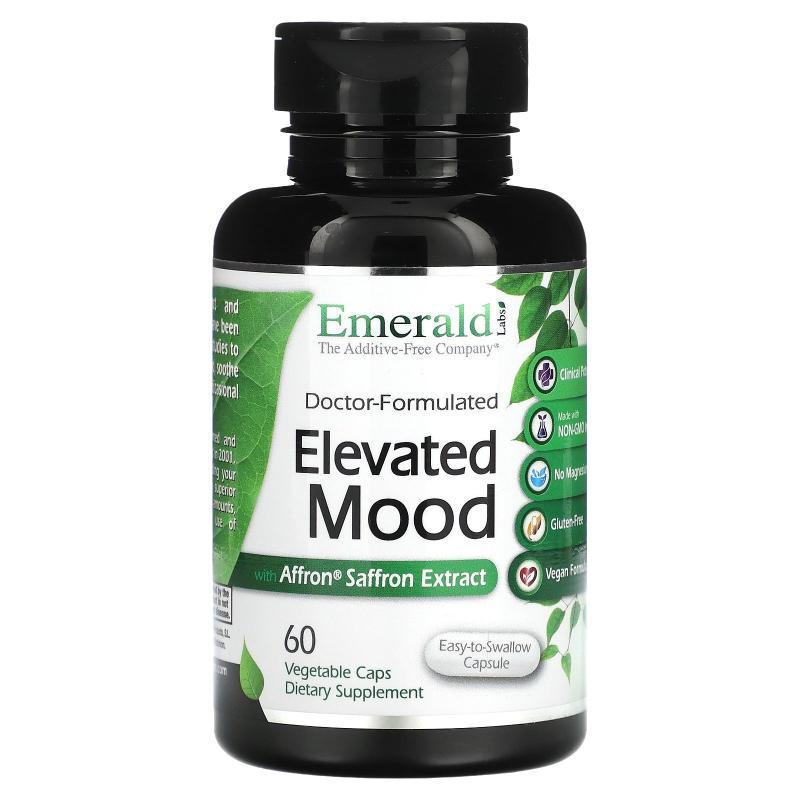 Emerald Laboratories,提升情绪，含 Affron 番红花提取物，60 粒
