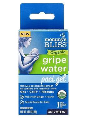 Mommy's Bliss,Organic Gripe Water, Paci Gel, Age 2 Weeks+, 0