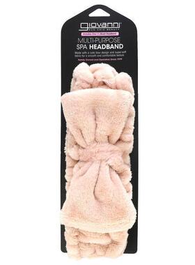 乔凡尼,Multi-Purpose Spa Headband, Blush , 1 Count