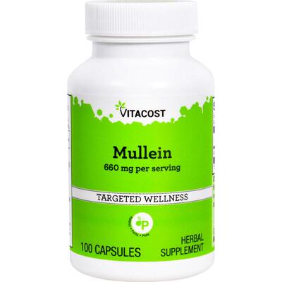 Vitacost,Mullein, 660 mg per serving, 100 Capsules