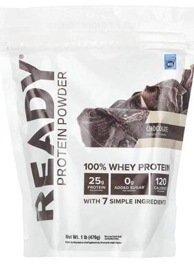Ready,100% Whey Protein Powder, Chocolate, 1 lb (476 g)
