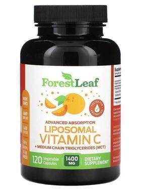 Forest Leaf,Liposomal Vitamin C, 700 mg, 120 Vegetable Capsu