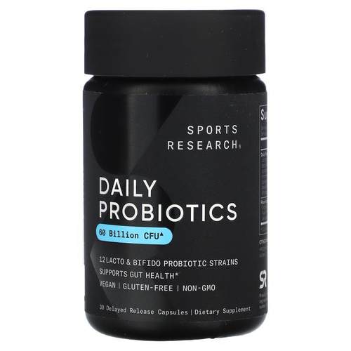 Sports Research,Daily Probiotics Delayed Release，600 亿 CFU