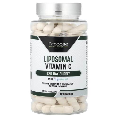 Probase Nutrition,Liposomal Vitamin C, 120 Capsules