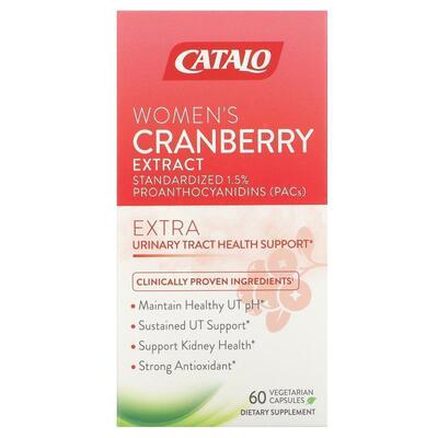 Catalo Naturals,女性蔓越莓精华60素食