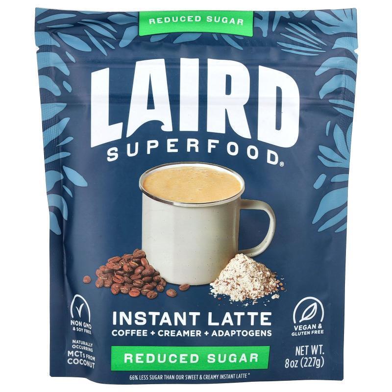 Laird Superfood,Instant Latte, Coffee + Creamer + Adaptogens