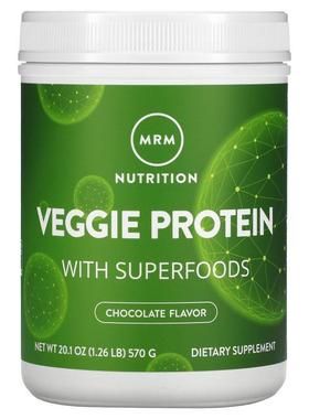 MRM Nutrition,SuperFood 素食蛋白，香草味，2.5 磅（1,140 克）