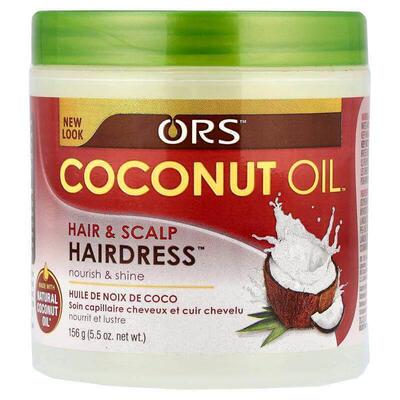 ORS,Coconut Oil™ Hair &amp;amp; Scalp Hairdress™, 5.5 oz