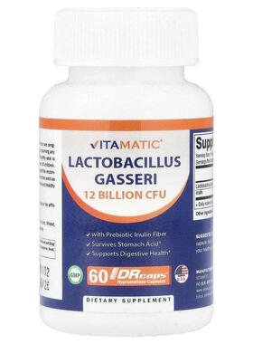 Vitamatic,加氏乳杆菌，120 亿 CFU，60 粒 Drcaps® 羟丙基甲基纤