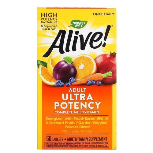然萃维,Alive! 成年人多维生素营养片，60 片