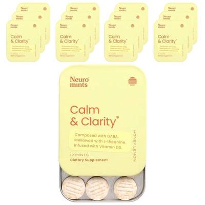 NeuroGum,NeuroMints，Calm &amp;amp;amp; Clarity，蜂蜜柠1