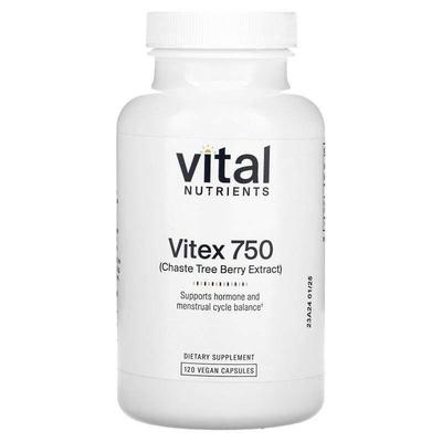Vital Nutrients,Vitex 750 , 120 Vegan Capsules