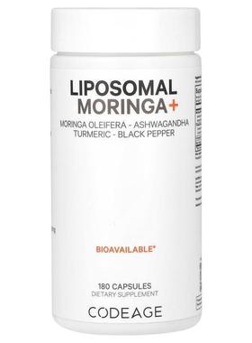 Codeage,Liposomal Moringa+, 180 Capsules