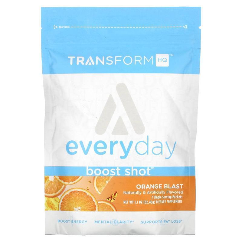 TransformHQ,Everyday, Boost Shot, Blue Raspberry