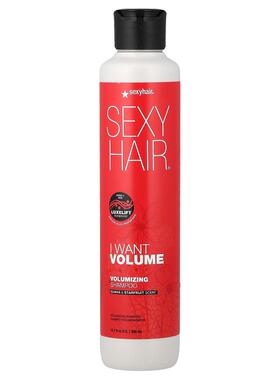 Sexy Hair,I Want Volume, Volumizing Shampoo, Guava & Starfru