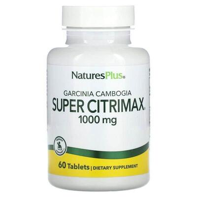 自然加,Garcinia Cambogia Super Citrimax，1,000 毫克，60 片
